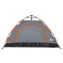 2 person quick opening gray and orange camping tent by vidaXL, tents - Ref: Foro24-4004163, Price: 57,41 €, Discount: %