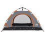 2 person quick opening gray and orange camping tent by vidaXL, tents - Ref: Foro24-4004163, Price: 57,41 €, Discount: %