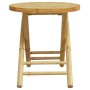 Folding bamboo garden table Ø45x45 cm by vidaXL, Garden tables - Ref: Foro24-365880, Price: 47,25 €, Discount: %