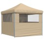 Pop-Up Folding Party Tent with 4 Beige Side Walls by vidaXL, Tents and gazebos - Ref: Foro24-4004928, Price: 139,79 €, Discou...