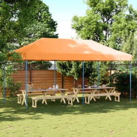 Orange Pop-Up Folding Party Tent 580x292x315 cm by vidaXL, Tents and gazebos - Ref: Foro24-4004937, Price: 186,41 €, Discount: %