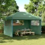 Tienda de fiesta plegable Pop-Up con 3 paredes laterales verde de vidaXL, Carpas y cenadores - Ref: Foro24-4004968, Precio: 1...