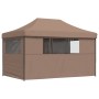 Pop-Up Folding Party Tent with 4 Side Walls Brown by vidaXL, Tents and gazebos - Ref: Foro24-4004980, Price: 189,59 €, Discou...