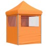 Pop-Up Faltpartyzelt 4 Seitenwände Orange von vidaXL, Zelte und Pavillons - Ref: Foro24-4005001, Preis: 158,17 €, Rabatt: %