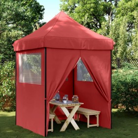 Pop-Up Folding Party Tent 4 Burgundy Side Walls by vidaXL, Tents and gazebos - Ref: Foro24-4005003, Price: 143,99 €, Discount: %