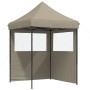 Pop-Up folding party tent with 2 taupe side walls by vidaXL, Tents and gazebos - Ref: Foro24-4004994, Price: 136,99 €, Discou...