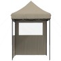 Pop-Up folding party tent with 2 taupe side walls by vidaXL, Tents and gazebos - Ref: Foro24-4004994, Price: 136,99 €, Discou...