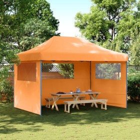 Pop-Up Faltpartyzelt 3 Seitenwände Orange von vidaXL, Zelte und Pavillons - Ref: Foro24-4005017, Preis: 188,99 €, Rabatt: %