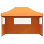 Pop-Up Faltpartyzelt 3 Seitenwände Orange von vidaXL, Zelte und Pavillons - Ref: Foro24-4005017, Preis: 197,62 €, Rabatt: %