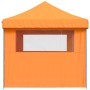 Pop-Up Folding Party Tent 3 Side Walls Orange by vidaXL, Tents and gazebos - Ref: Foro24-4005017, Price: 197,62 €, Discount: %