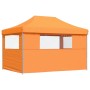 Pop-Up Faltpartyzelt 3 Seitenwände Orange von vidaXL, Zelte und Pavillons - Ref: Foro24-4005017, Preis: 197,62 €, Rabatt: %