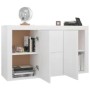 Weißes Sperrholz-Sideboard 120x36x69 cm von vidaXL, Sideboards - Ref: Foro24-801841, Preis: 121,99 €, Rabatt: %