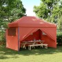 Zusammenklappbares Pop-up-Partyzelt mit 4 Terrakotta-Seitenwänden von vidaXL, Zelte und Pavillons - Ref: Foro24-4005029, Prei...