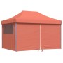 Pop-Up Folding Party Tent 4 Terracotta Side Walls by vidaXL, Tents and gazebos - Ref: Foro24-4005029, Price: 169,46 €, Discou...