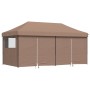 Pop-Up Folding Party Tent with 4 Side Walls Brown by vidaXL, Tents and gazebos - Ref: Foro24-4004956, Price: 256,75 €, Discou...