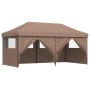 Pop-Up Folding Party Tent with 4 Side Walls Brown by vidaXL, Tents and gazebos - Ref: Foro24-4004956, Price: 256,75 €, Discou...