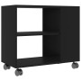 Mesa auxiliar de madera contrachapada negro 70x35x55 cm de vidaXL, Mesas auxiliares - Ref: Foro24-802121, Precio: 45,97 €, De...