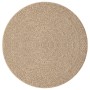 ZIZUR-Teppich in Jute-Optik für drinnen und draußen, Ø 200 cm von vidaXL, Teppiche - Ref: Foro24-4006166, Preis: 109,53 €, Ra...