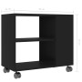 Mesa auxiliar de madera contrachapada negro 70x35x55 cm de vidaXL, Mesas auxiliares - Ref: Foro24-802121, Precio: 45,97 €, De...