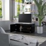 Mueble para TV madera contrachapada negro 80x34x36 cm de vidaXL, Muebles TV - Ref: Foro24-801851, Precio: 64,93 €, Descuento: %