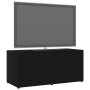 Mueble para TV madera contrachapada negro 80x34x36 cm de vidaXL, Muebles TV - Ref: Foro24-801851, Precio: 64,93 €, Descuento: %