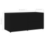 Mueble para TV madera contrachapada negro 80x34x36 cm de vidaXL, Muebles TV - Ref: Foro24-801851, Precio: 64,93 €, Descuento: %