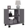 Mesa auxiliar de madera de ingeniería gris 70x35x55 cm de vidaXL, Mesas auxiliares - Ref: Foro24-802122, Precio: 34,06 €, Des...