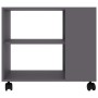 Mesa auxiliar de madera de ingeniería gris 70x35x55 cm de vidaXL, Mesas auxiliares - Ref: Foro24-802122, Precio: 34,06 €, Des...