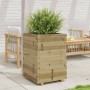 Jardinera madera de pino impregnada 50x50x72,5 cm de vidaXL, Maceteros y jardineras - Ref: Foro24-3282578, Precio: 173,99 €, ...