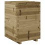 Jardinera madera de pino impregnada 50x50x72,5 cm de vidaXL, Maceteros y jardineras - Ref: Foro24-3282578, Precio: 173,99 €, ...