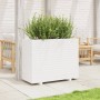 Solid white pine wood planter 90x40x72 cm by vidaXL, Pots and planters - Ref: Foro24-3282635, Price: 232,86 €, Discount: %