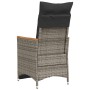 Garden recliners and cushions 2 pcs gray synthetic rattan by vidaXL, Garden chairs - Ref: Foro24-365672, Price: 245,03 €, Dis...