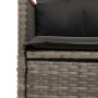 Garden recliners and cushions 2 pcs gray synthetic rattan by vidaXL, Garden chairs - Ref: Foro24-365672, Price: 245,03 €, Dis...