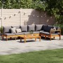 Garden sofa set with cushions 5 pieces solid acacia wood by vidaXL, Garden sets - Ref: Foro24-3214872, Price: 697,50 €, Disco...