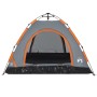 3 person quick opening gray and orange camping tent by vidaXL, tents - Ref: Foro24-4004167, Price: 67,17 €, Discount: %