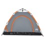 3 person quick opening gray and orange camping tent by vidaXL, tents - Ref: Foro24-4004167, Price: 67,17 €, Discount: %