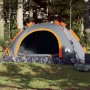 4 person quick opening gray and orange camping tent by vidaXL, tents - Ref: Foro24-4004171, Price: 90,13 €, Discount: %