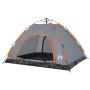 4 person quick opening gray and orange camping tent by vidaXL, tents - Ref: Foro24-4004171, Price: 90,13 €, Discount: %