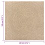 ZIZUR-Teppich in Jute-Optik für drinnen und draußen, 120 x 120 cm von vidaXL, Teppiche - Ref: Foro24-4006162, Preis: 53,70 €,...