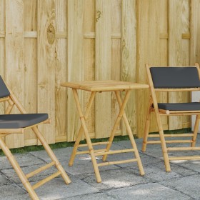 Folding bamboo garden table 55x55x75 cm by vidaXL, Garden tables - Ref: Foro24-365878, Price: 60,56 €, Discount: %