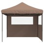 Pop-Up Folding Party Tent with 2 Side Walls Brown by vidaXL, Tents and gazebos - Ref: Foro24-4004925, Price: 135,34 €, Discou...