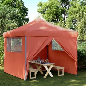 Pop-Up Folding Party Tent 4 Terracotta Side Walls by vidaXL, Tents and gazebos - Ref: Foro24-4004933, Price: 152,99 €, Discou...