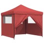 Pop-Up Folding Party Tent 4 Burgundy Side Walls by vidaXL, Tents and gazebos - Ref: Foro24-4004931, Price: 152,99 €, Discount: %