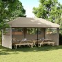 Tienda de fiesta plegable Pop-Up con 3 paredes laterales taupe de vidaXL, Carpas y cenadores - Ref: Foro24-4004946, Precio: 2...