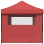 Pop-Up Folding Party Tent 3 Burgundy Side Walls by vidaXL, Tents and gazebos - Ref: Foro24-4004971, Price: 177,62 €, Discount: %