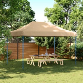 Tienda de fiesta plegable Pop-Up beige 440x292x315 cm de vidaXL, Carpas y cenadores - Ref: Foro24-4004959, Precio: 135,99 €, ...