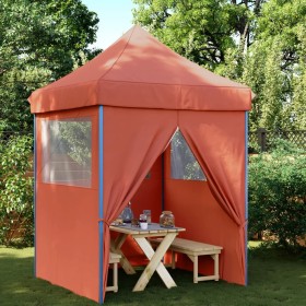 Pop-Up Folding Party Tent 4 Terracotta Side Walls by vidaXL, Tents and gazebos - Ref: Foro24-4005005, Price: 142,77 €, Discou...