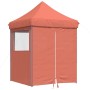 Pop-Up Folding Party Tent 4 Terracotta Side Walls by vidaXL, Tents and gazebos - Ref: Foro24-4005005, Price: 142,99 €, Discou...