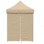 Pop-Up Folding Party Tent with 4 Beige Side Walls by vidaXL, Tents and gazebos - Ref: Foro24-4004999, Price: 143,59 €, Discou...