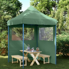 Tienda de fiesta plegable Pop-Up con 2 paredes laterales verde de vidaXL, Carpas y cenadores - Ref: Foro24-4004992, Precio: 1...